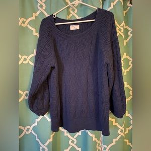 Navy blue sweater, good condition, Old Navy, 2X